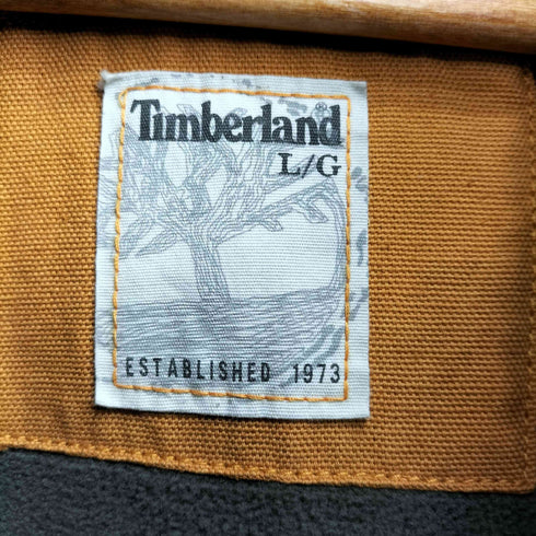 ティンバーランド Timberland 00s フリースライナー着脱可 比翼ジップマウンテンパーカー メンズ L