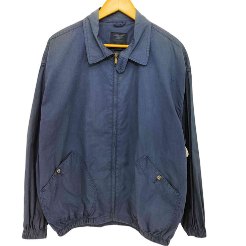 ウィリスアンドガイガー Willis&Geiger 80-90s USA製 後染め スイングトップ ハリントンジャケット メンズ L