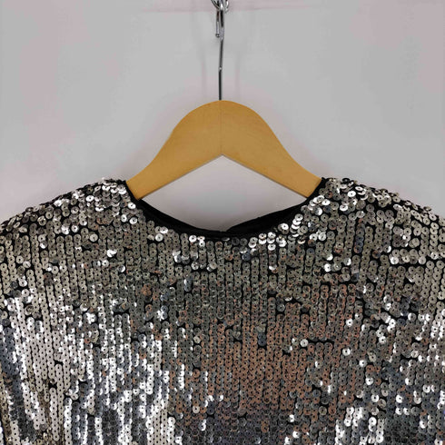 エイチアンドエム H&M STUDIO スパンコールトップス レディース import:M