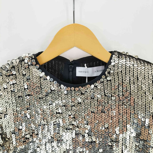 エイチアンドエム H&M STUDIO スパンコールトップス レディース import:S