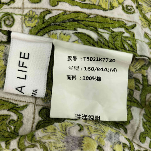 THE SEA LIFE 総柄 S/S ワンピース レディース