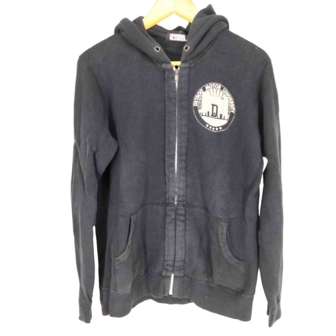 ヒステリックグラマー HYSTERIC GLAMOUR 00S DETROIT MOTOR UNIVERSITY ジップアップパーカー TALONTALONジッパー メンズ L