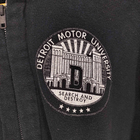 ヒステリックグラマー HYSTERIC GLAMOUR 00S DETROIT MOTOR UNIVERSITY ジップアップパーカー TALONTALONジッパー メンズ L