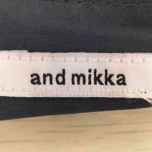 andmikka. ストライプフラットA4トート レディース