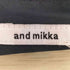 andmikka. ストライプフラットA4トート レディース