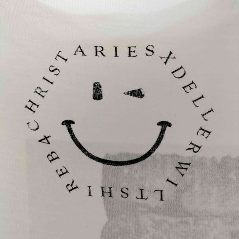 アリーズ ARIES WILTSHIRE B4 CHRIST クルーネックTシャツ メンズ