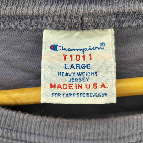 チャンピオン Champion USA製 T1011 胸ポケット 無地 Tシャツ メンズ L