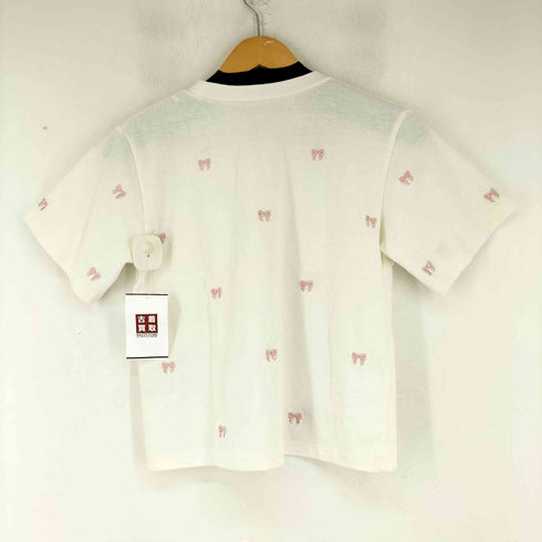 グレイル GRL リボン刺繍Tシャツ レディース FREE