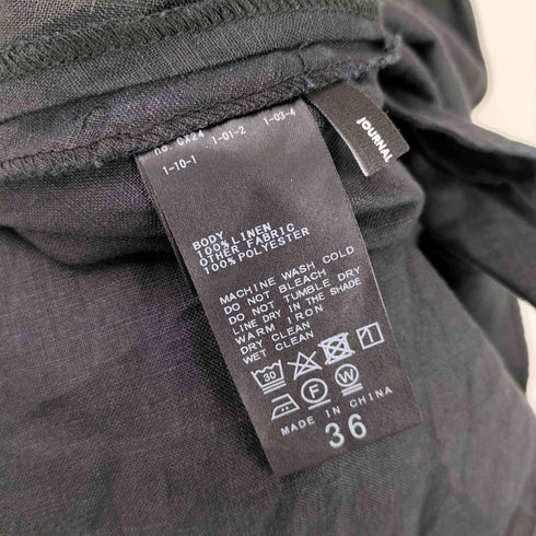 ジャーナルスタンダード JOURNAL STANDARD 23SS リネンパフスリーブマキシワンピース レディース JPN:36
