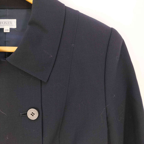 フォクシー FOXEY Boutique ダブルボタン ウール ジャケット レディース 38