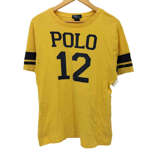 ポロバイラルフローレン Polo by RALPH LAUREN フロントプリント クルーネック S/S Tシャツ メンズ XL(18-20)