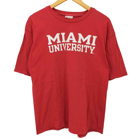 チャンピオン Champion 00S メキシコ製 MIAMMI カレッジ プリント クルーネック S/S Tシャツ メンズ import:XL XL(18-20)