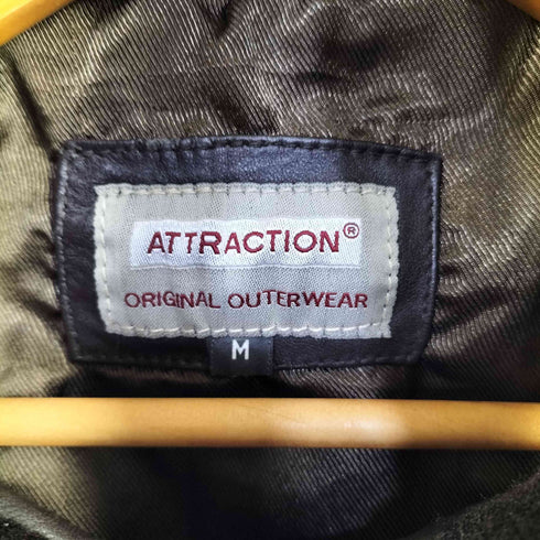 ATTRACTION レザージャケット メンズ import:M