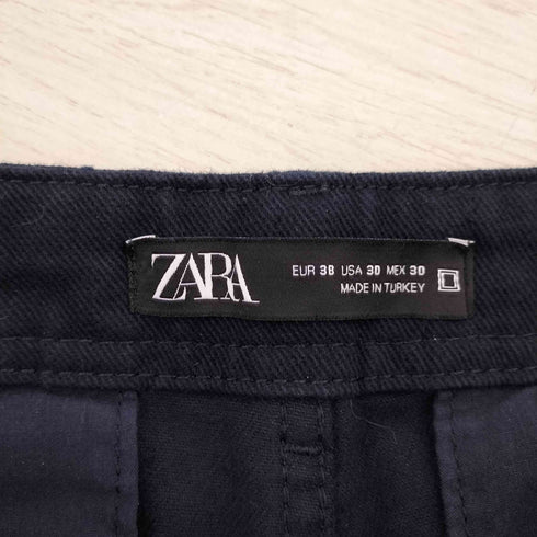 ザラ ZARA ジップフライストレートパンツ メンズ 38