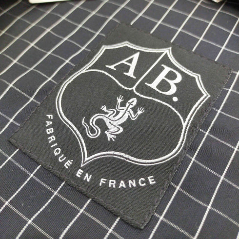 アニエスベー agnes b. フランス製 ロゴ 刺繍 ウール ベレー帽 レディース