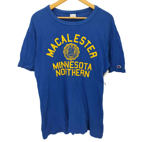 チャンピオン Champion MACALESTER カレッジ プリント クルーネック S/S Tシャツ メンズ import:L