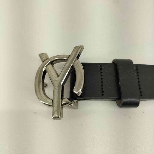 オーワイ OY LOGO LEATHER BELT メンズ