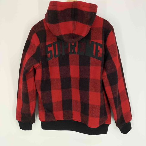 シュプリーム Supreme 15AW Hooded Wool Bomber フーデッド ウール ボンバー ジップアップ パーカー メンズ import:M