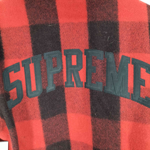 シュプリーム Supreme 15AW Hooded Wool Bomber フーデッド ウール ボンバー ジップアップ パーカー メンズ import:M