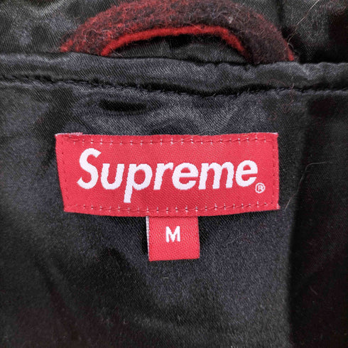 シュプリーム Supreme 15AW Hooded Wool Bomber フーデッド ウール ボンバー ジップアップ パーカー メンズ import:M