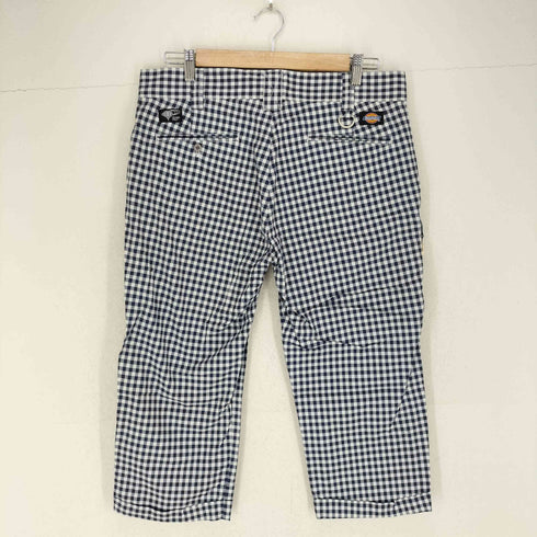 ビームス BEAMS ギンガムチェッククロップドパンツ メンズ 32