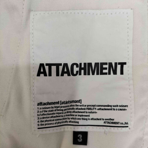アタッチメント ATTACHMENT T/Cカツラギストレートパンツ メンズ 3