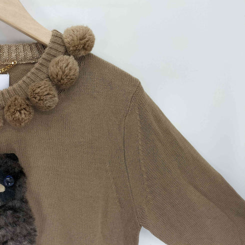 ミュベール MUVEIL ねこ 装飾 3D セーター ニット レディース JPN:38
