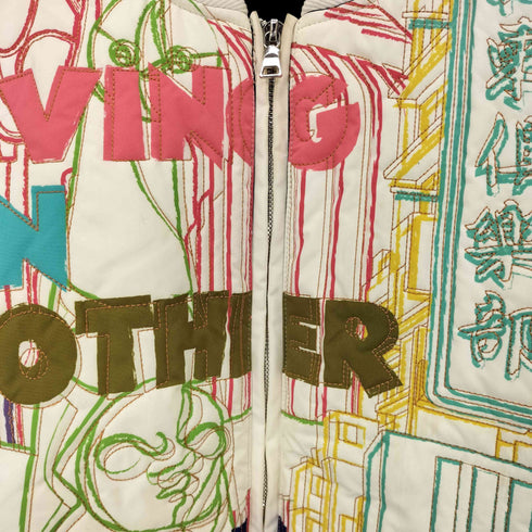 ワナ WANNA ANOTHER DIMENTION BOMBER FLIGHT JACKET メンズ