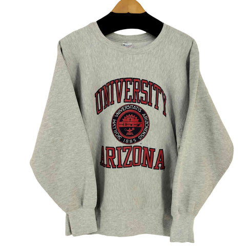 チャンピオン Champion USA製 刺繍タグ REVERSE WEAVE ARIZONE クルーネックスウェット 三段 メンズ import:L