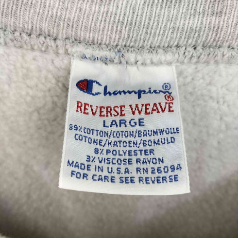 チャンピオン Champion USA製 刺繍タグ REVERSE WEAVE ARIZONE クルーネックスウェット 三段 メンズ import:L
