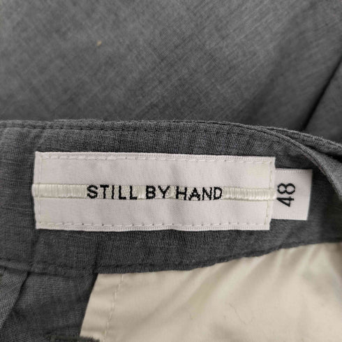 スティルバイハンド STILL BY HAND 脱着ベルト付テーパードパンツ メンズ JPN:48