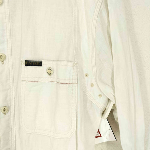 ヒステリックグラマー HYSTERIC GLAMOUR コットンワークシャツ メンズ L
