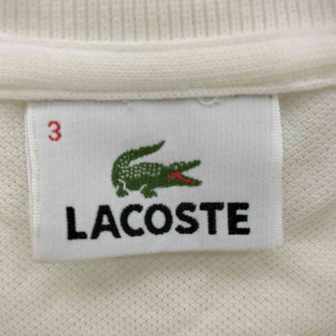 ラコステ LACOSTE 90S キャラクター プリント コットン 鹿の子 ポロシャツ メンズ 3