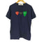プレイコムデギャルソン PLAY COMME des GARCONS AD2014 ハート ロゴ プリント S/S Tシャツ メンズ JPN:L