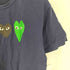 プレイコムデギャルソン PLAY COMME des GARCONS AD2014 ハート ロゴ プリント S/S Tシャツ メンズ JPN:L