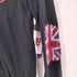フレッドペリー FRED PERRY ユニオンジャックエルボーパッチウールカーディガン メンズ L