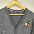 フレッドペリー FRED PERRY バッジ装飾ウールカーディガン メンズ M