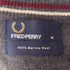 フレッドペリー FRED PERRY バッジ装飾ウールカーディガン メンズ M