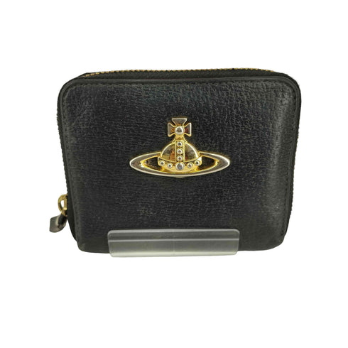ヴィヴィアンウエストウッド Vivienne Westwood オーブロゴ ラウンドジップ 二つ折り財布 レディース