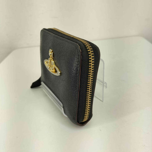 ヴィヴィアンウエストウッド Vivienne Westwood オーブロゴ ラウンドジップ 二つ折り財布 レディース