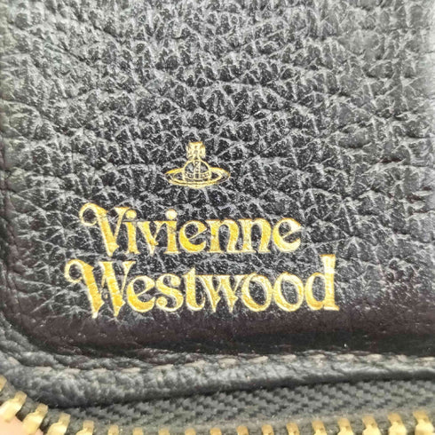 ヴィヴィアンウエストウッド Vivienne Westwood オーブロゴ ラウンドジップ 二つ折り財布 レディース