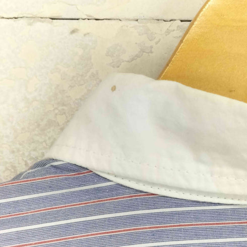 ルーカーバイネイバーフッド LUKER BY NEIGHBORHOOD フォトパッチデザインストライプクレリックシャツ メンズ L