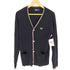 フレッドペリー FRED PERRY ラインデザインカーディガン メンズ L