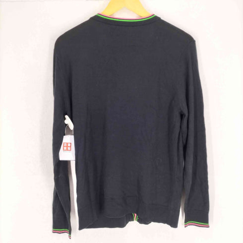 フレッドペリー FRED PERRY ラインデザインカーディガン メンズ L