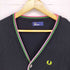 フレッドペリー FRED PERRY ラインデザインカーディガン メンズ L