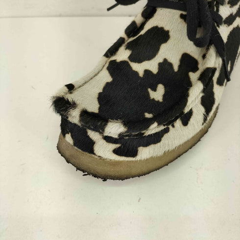 クラークス Clarks Wallabee Cow Print Hair On メンズ US:8