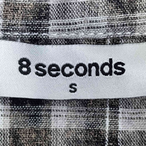 エイトセカンズ 8SECONDS ボックスシルエット レギュラーカラーチェックシャツ レディース JPN:S