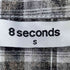 エイトセカンズ 8SECONDS ボックスシルエット レギュラーカラーチェックシャツ レディース JPN:S