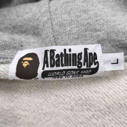 アベイシングエイプ A BATHING APE コラボ シャーク プリント フルジップ パーカー メンズ JPN:L