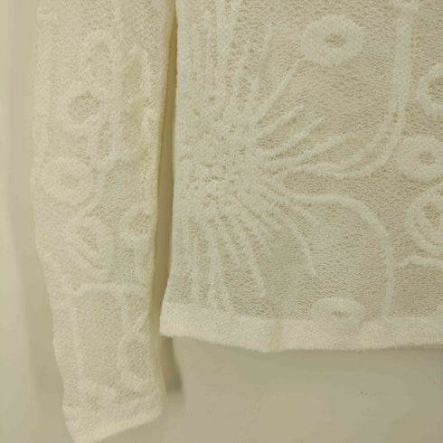 ザラ ZARA FLORAL KNIT TOP レディース import:S